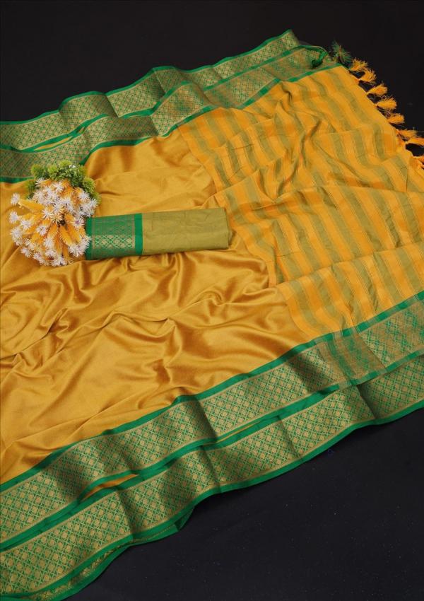 Cotton Silk 5 Designer Cotton Silk DesignerSaree Collection